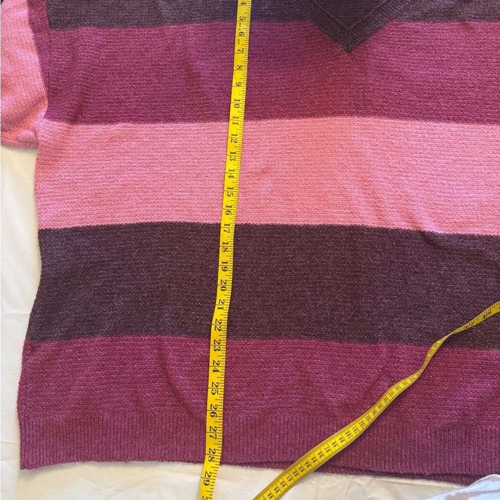 Sonoma Maroon and Magenta Knit Top - Picture 5 of 6
